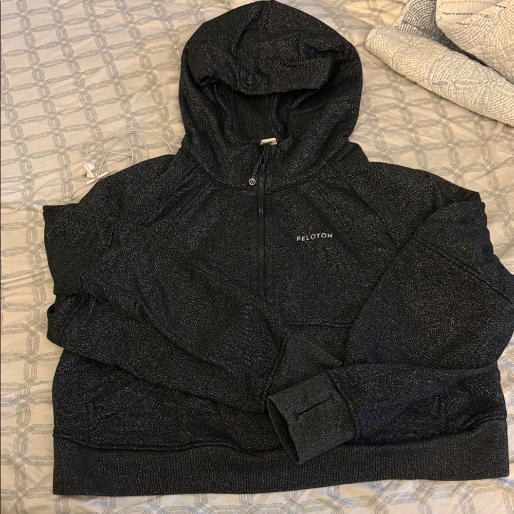 Pre-loved Peloton Lululemon sparkle Black Hoodie